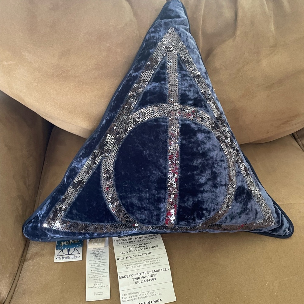 Pottery barn Harry Potter pillow